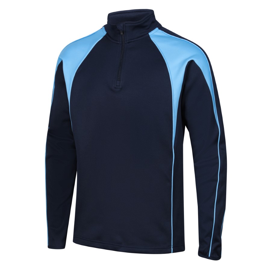 812-NAVY-SKY-3 PRO MIDLAYER TOP - Image 1